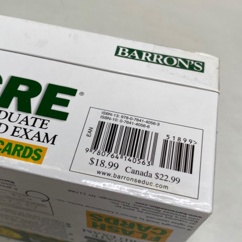 Barron's GRE Flash Cards