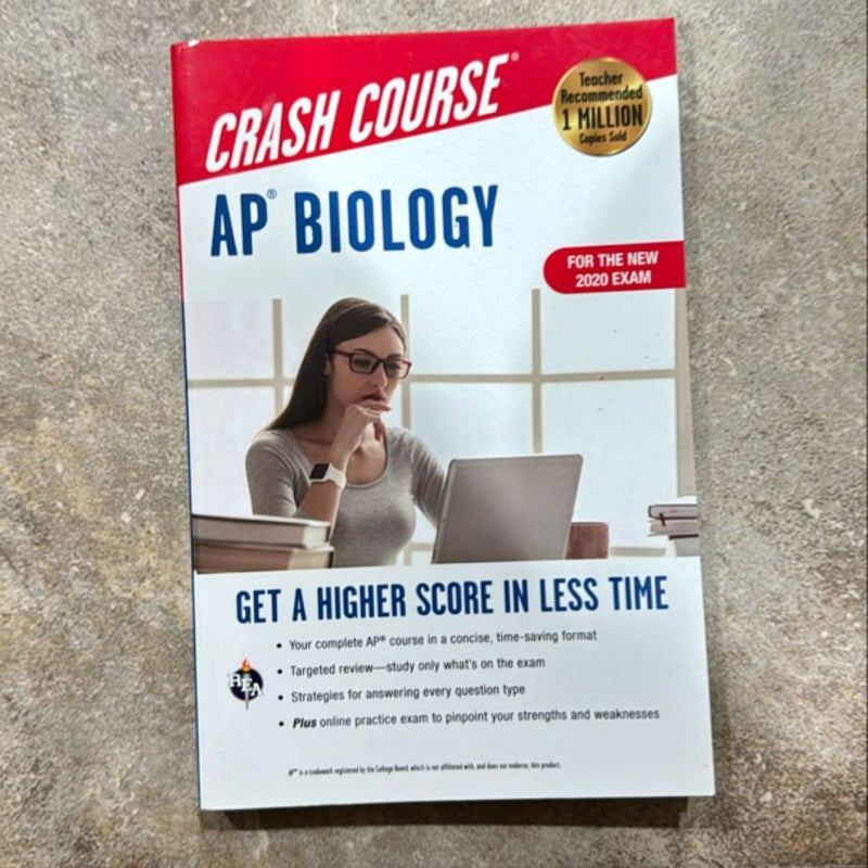 AP® Biology Crash Course, For the 2021 Exam, Book + Online