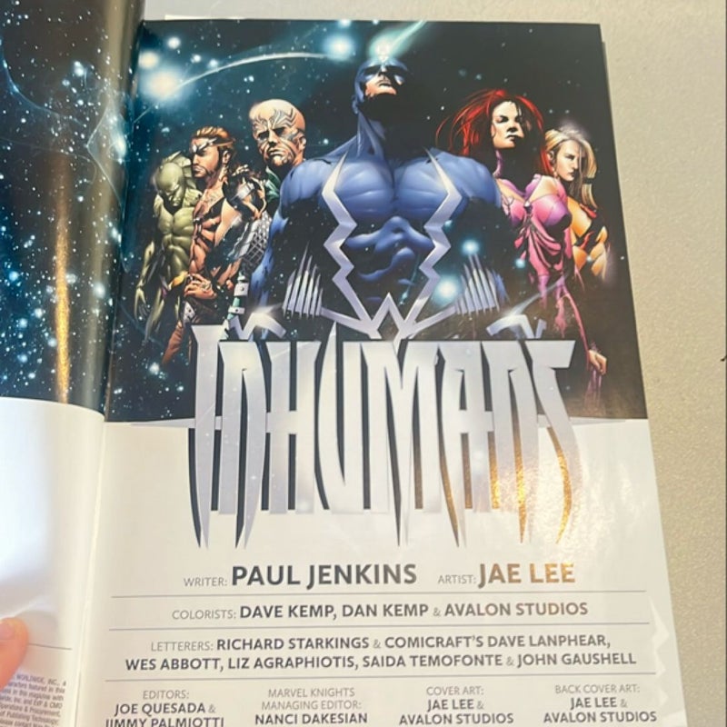 Inhumans by Paul Jenkins and Jae Lee