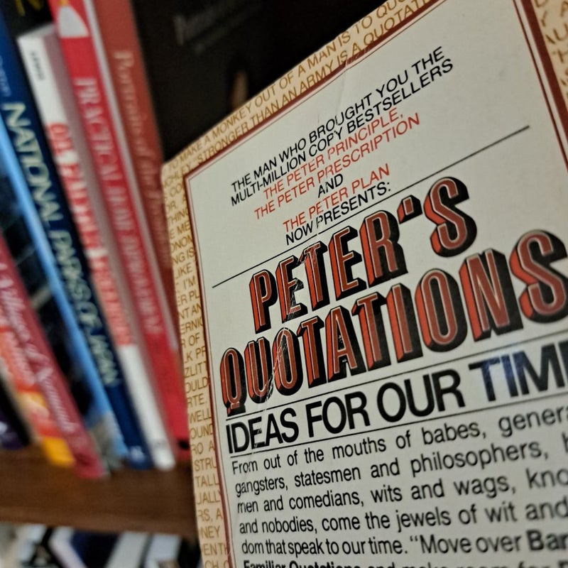 Peter's Quotations