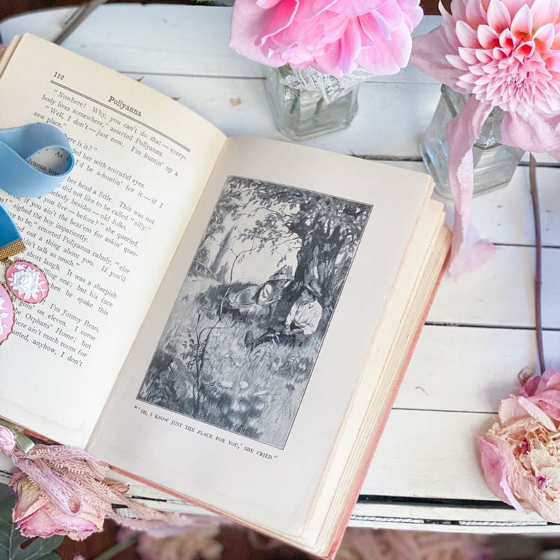 Pink Vintage Pollyanna First Edition Thus