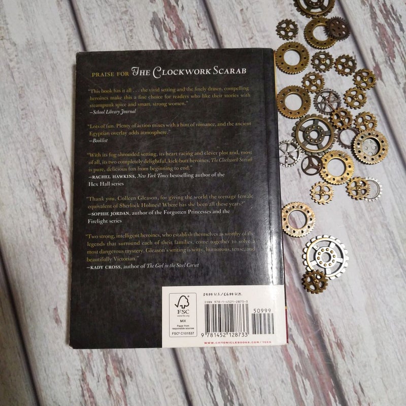 The Clockwork Scarab, book 1