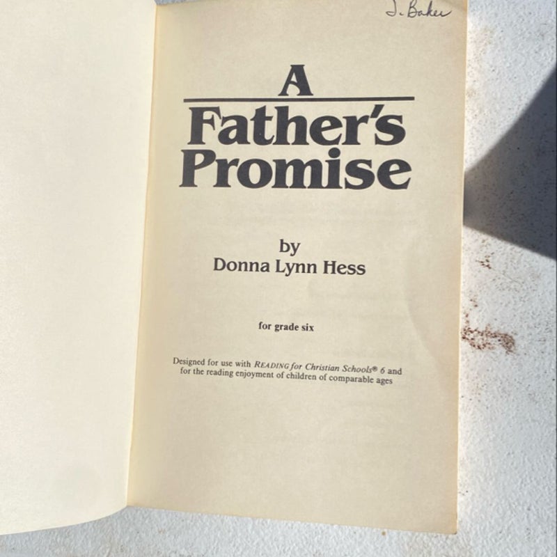 A Father's Promise