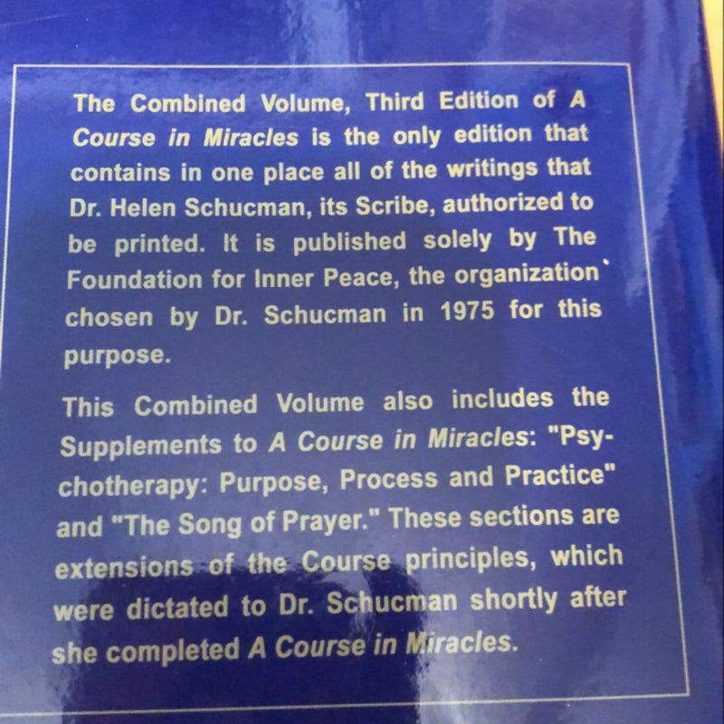 A Course in Miracles