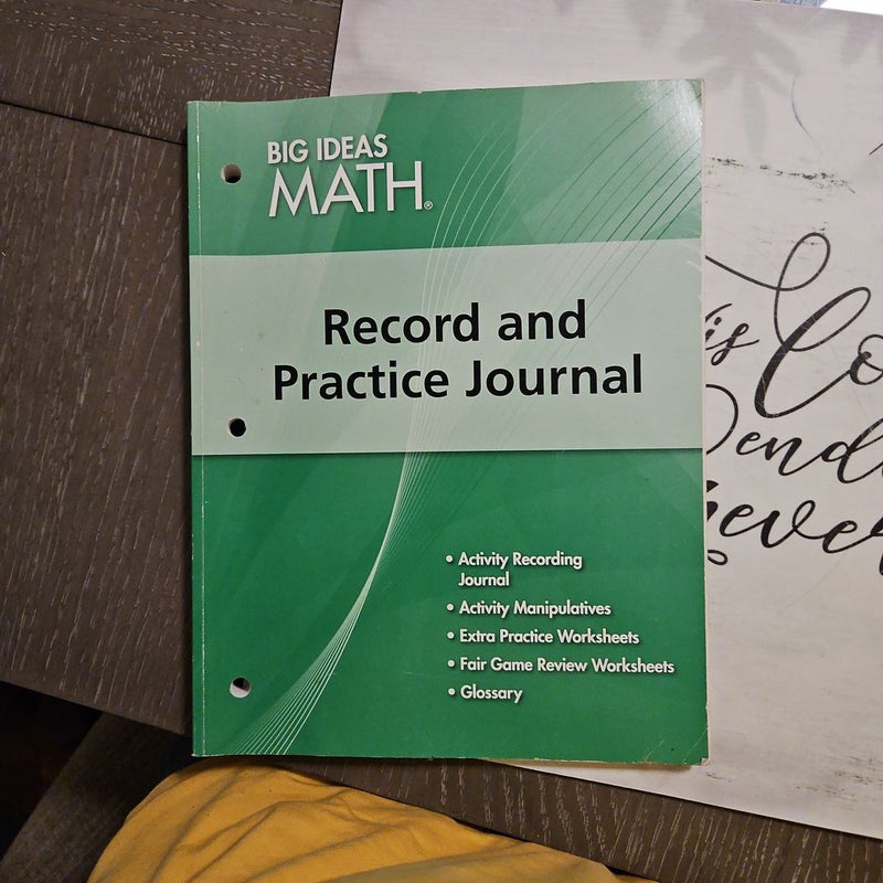 Record and Practice Journal