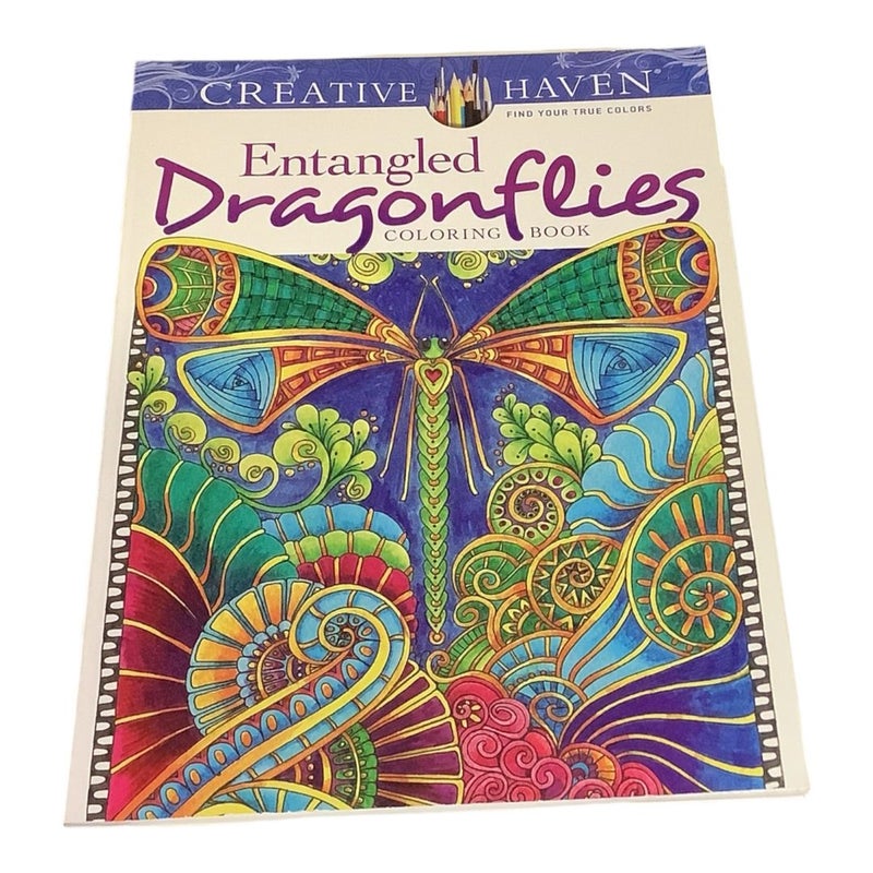 Creative Haven Entangled Dragonflies Coloring Book