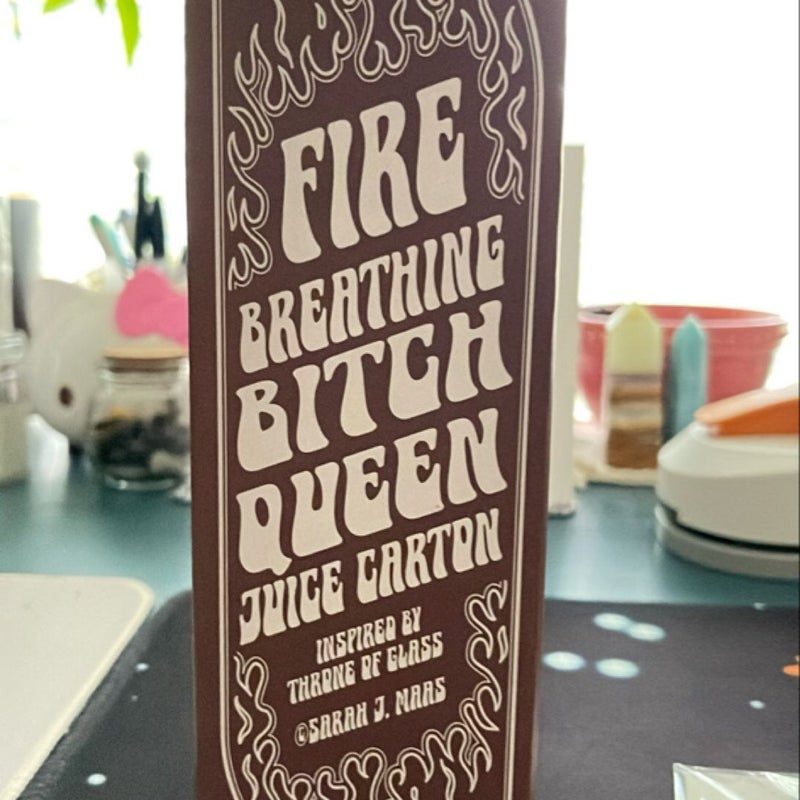 The Bookish Box Juice Carton and Keychain