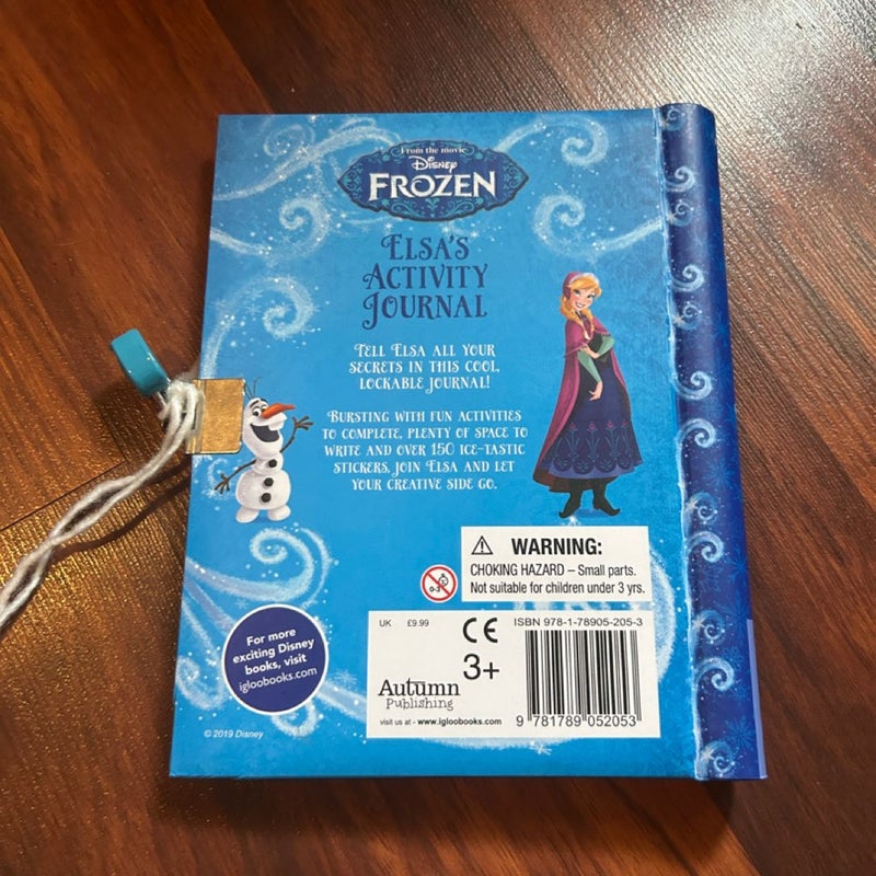 Disney Frozen Elsa’s Activity Journal