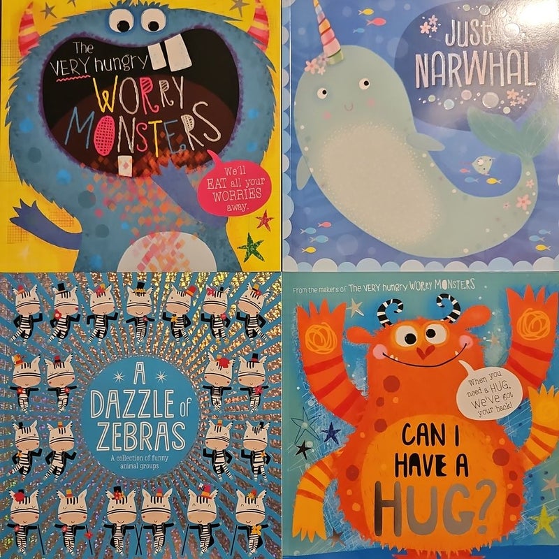 Set of 4 childrens books