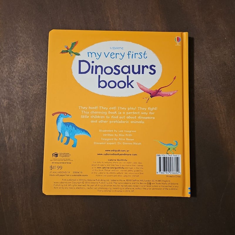 My Vert First Dinosaurs Book