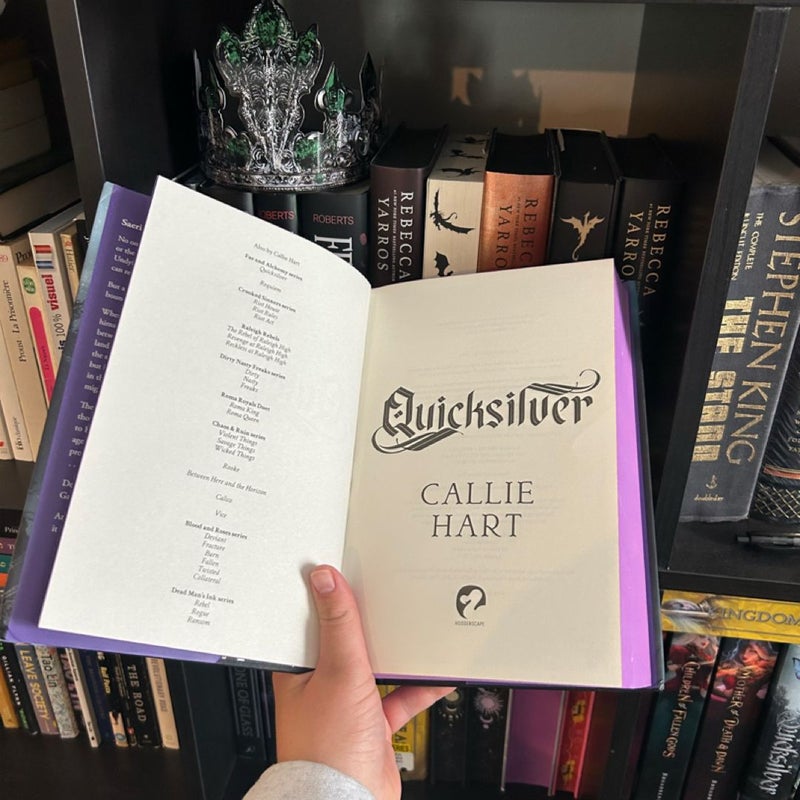 Quicksilver Waterstone’s Exclusive; Purple Edges *UNSIGNED*