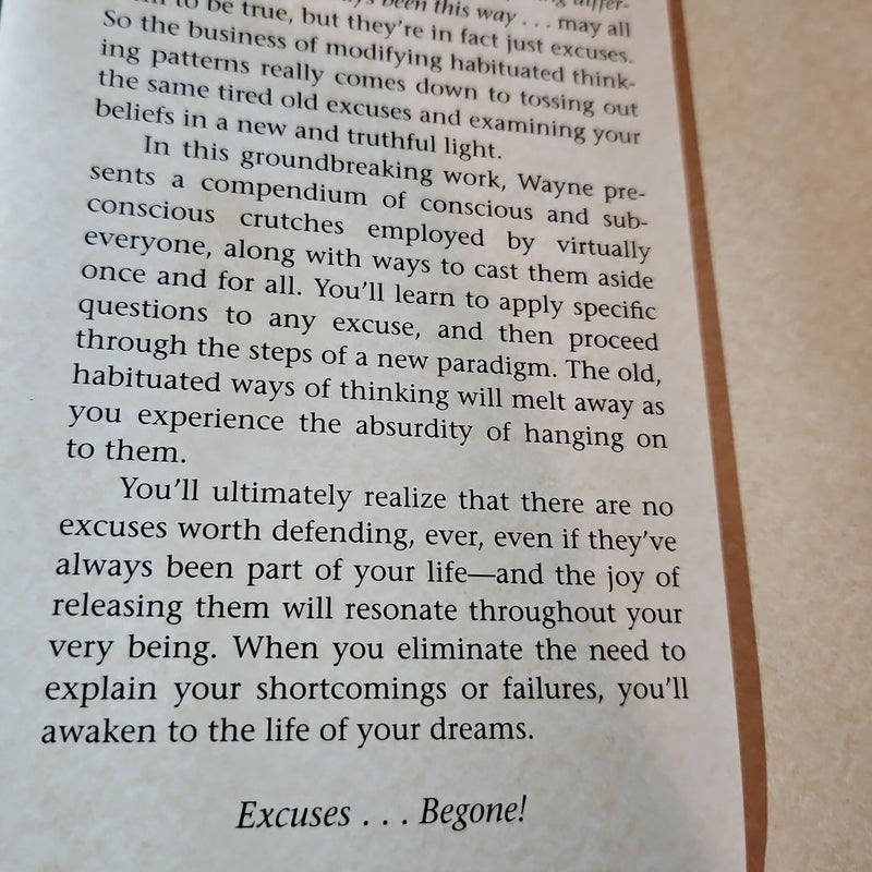 Excuses Begone!