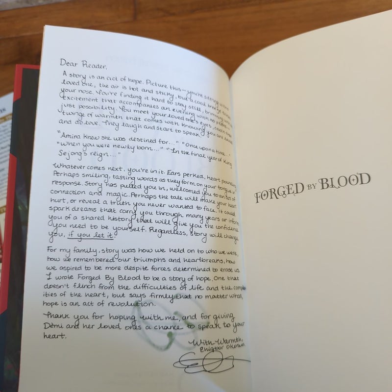 Forged by Blood - Litjoy Signed Ed