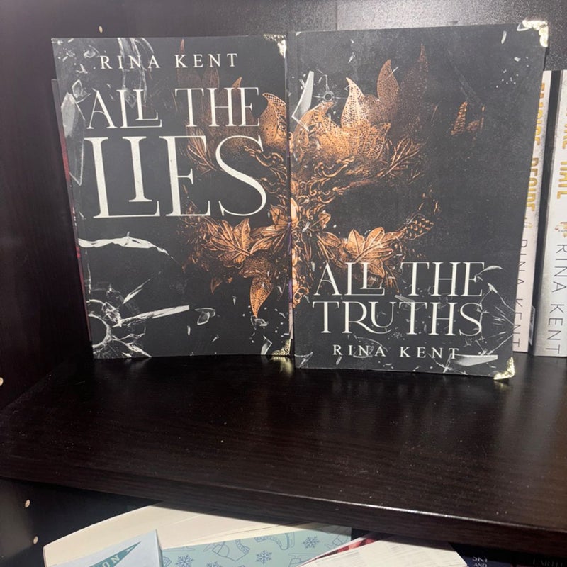 All the Lies/All the truths SE signed by Author