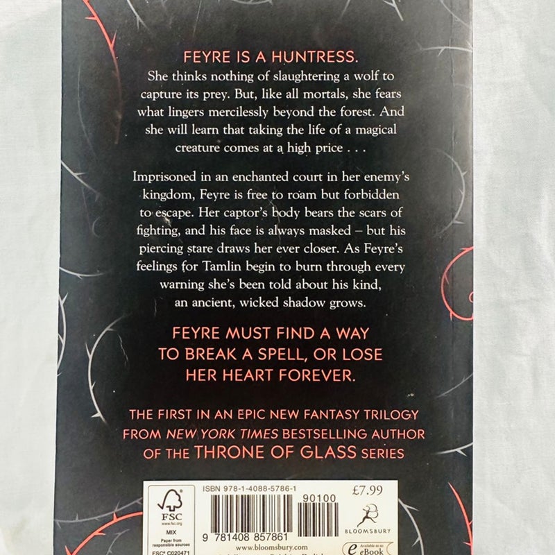 A Court of Thorns and Roses OOP. Original UK Cover