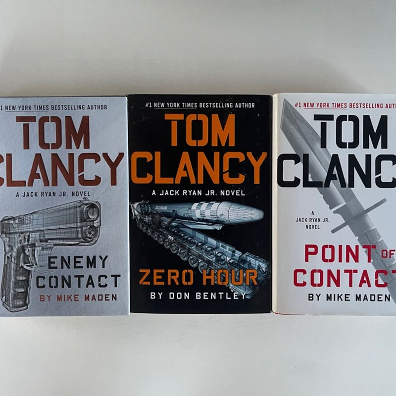 Tom Clancy Bundle Jack Ryan Jr Series Lot of 3 Hardbacks