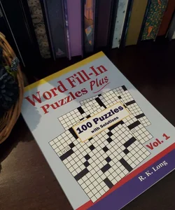 Word Fill-In Puzzles Plus, Volume 1