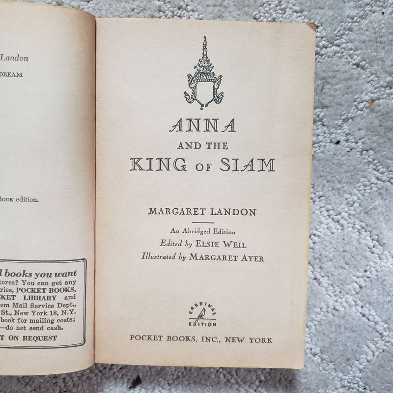 Anna and the King of Siam (8th Cardinal Printing, 1962)