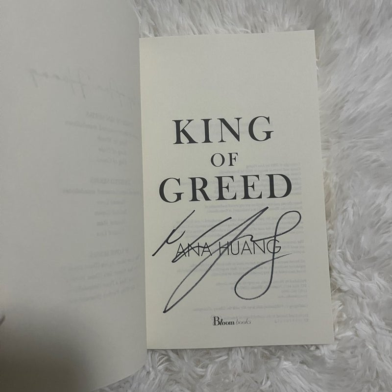 SIGNED king of greed 