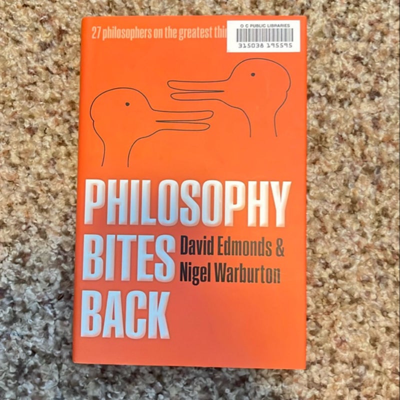 Philosophy Bites Back