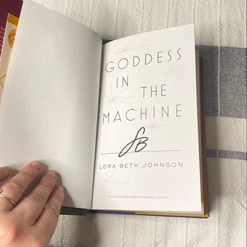 Goddess in the Machine *OWLCRATE SIGNED*