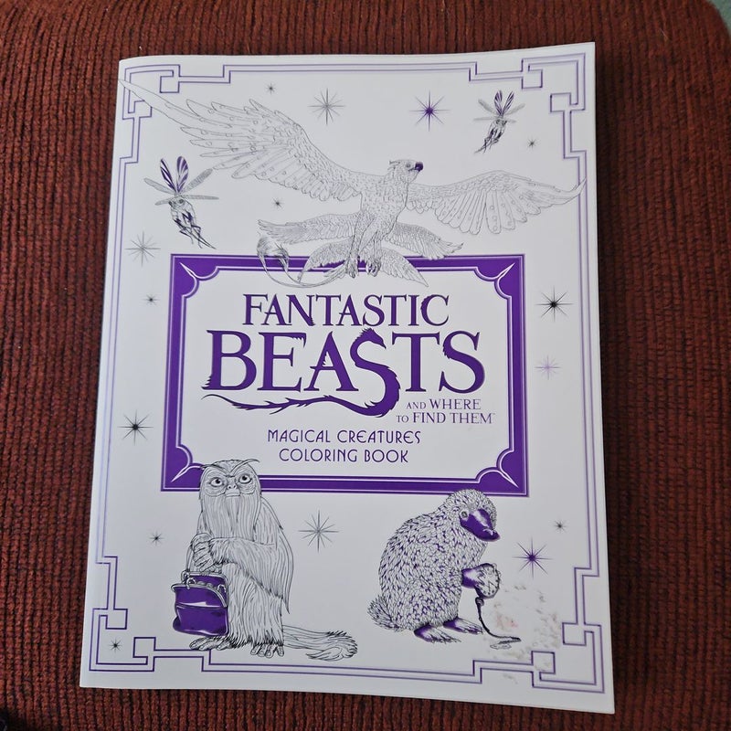 Fantastic Beasts and Where to Find Them: Magical Creatures Coloring Book