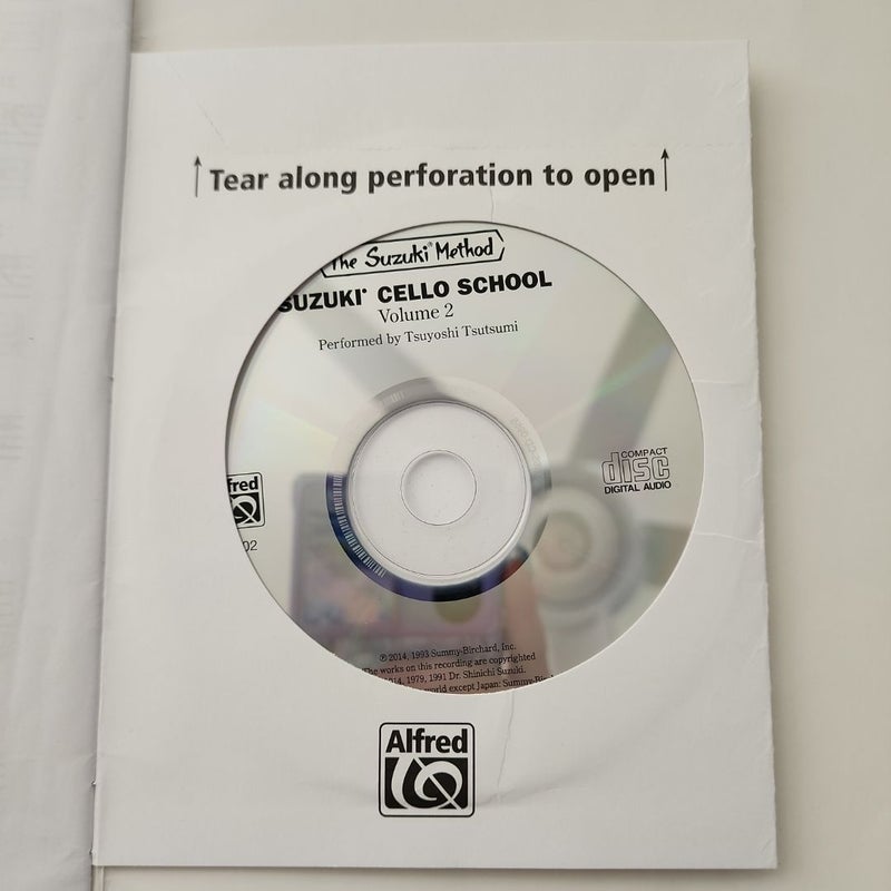 Suzuki Cello School Volume 2 cello part