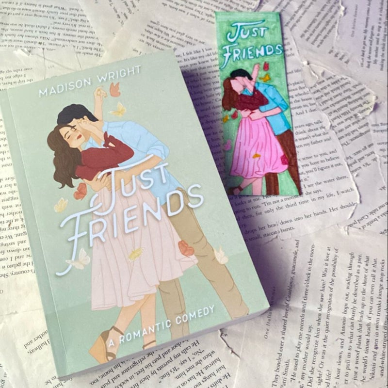 Just Friends + handmade bookmark 