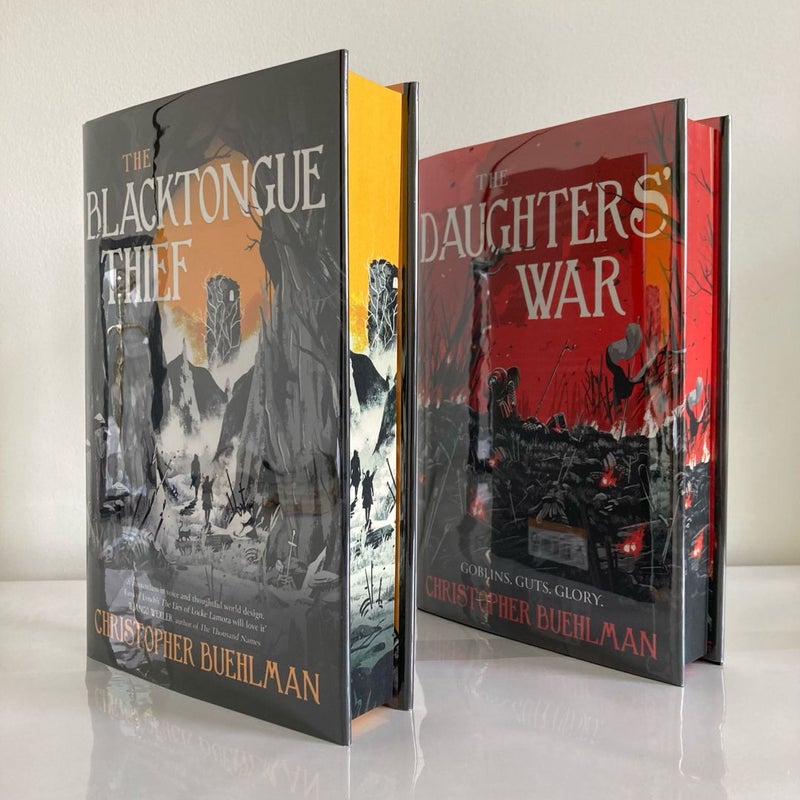 The Blacktongue Thief & The Daughter’s War BROKEN BINDING SIGNED #157 SOLD OUT