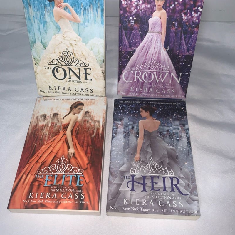 Lot of 4 A Selection Series First Published In The USA by Harperteens Kiera Cass