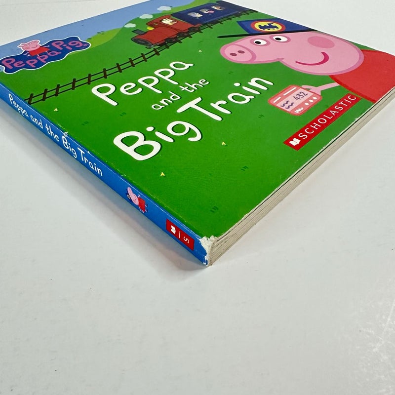 Peppa and the Big Train - Peppa Pig, Trains, Adventure