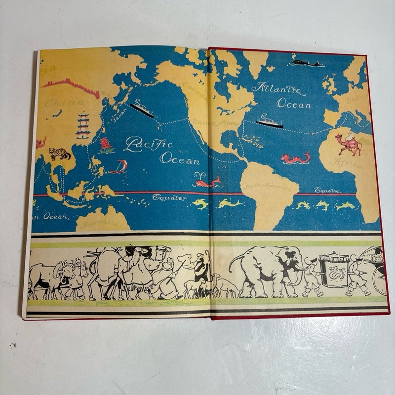 Adventures In Geography written and illustrated by Gertrude Alice Kay, VTG HC