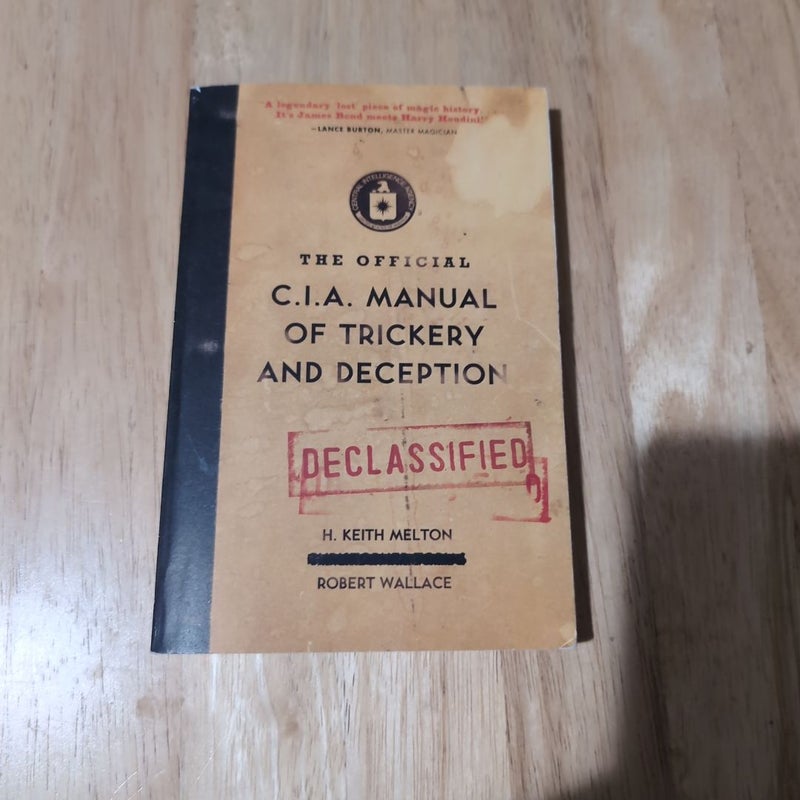 The Official CIA Manual of Trickery and Deception