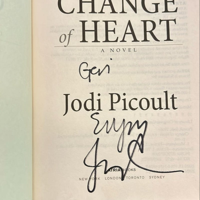 Change of Heart (signed)