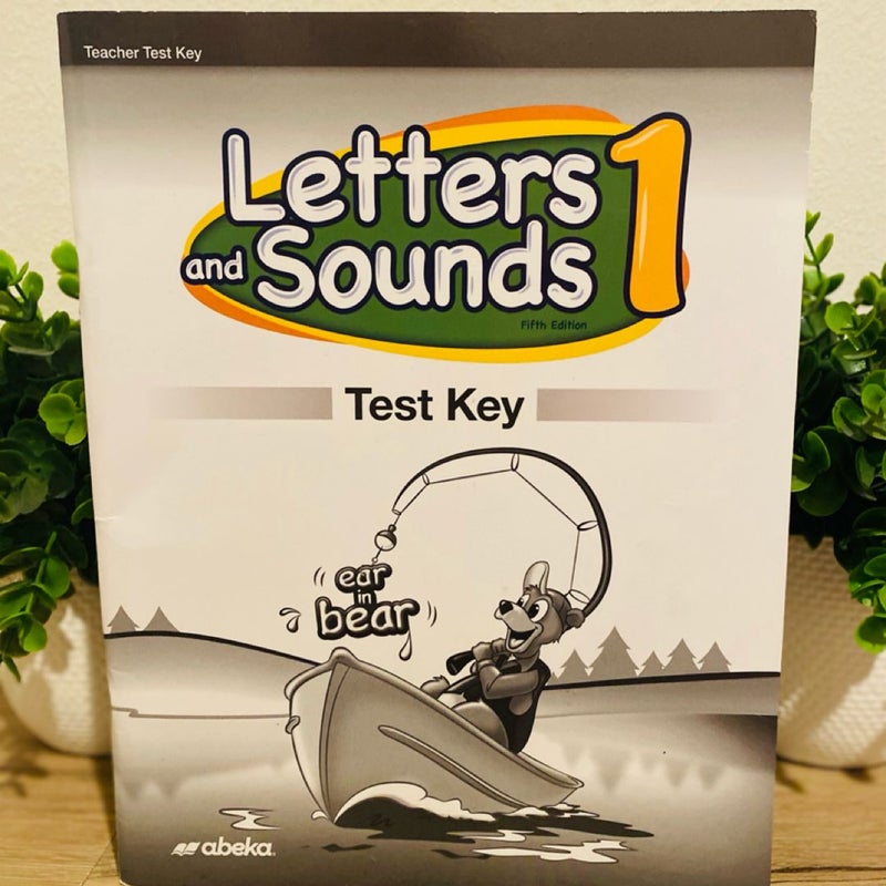 Abeka Letter and Sounds 1 Teacher Test Key 