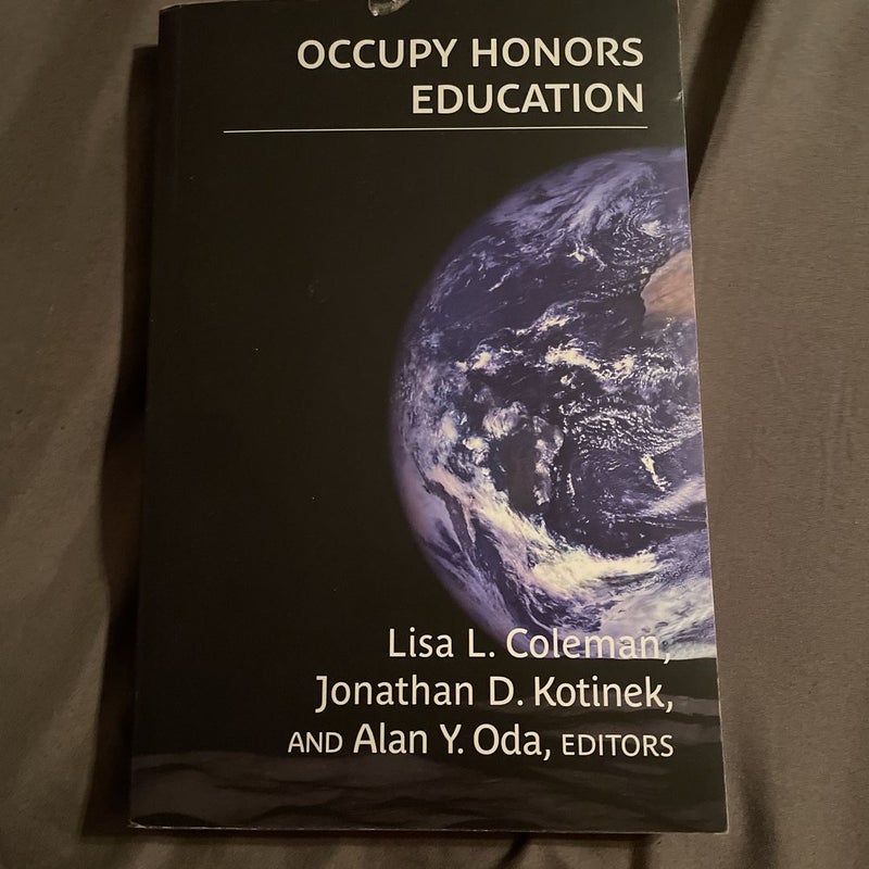 Occupy Honors Education