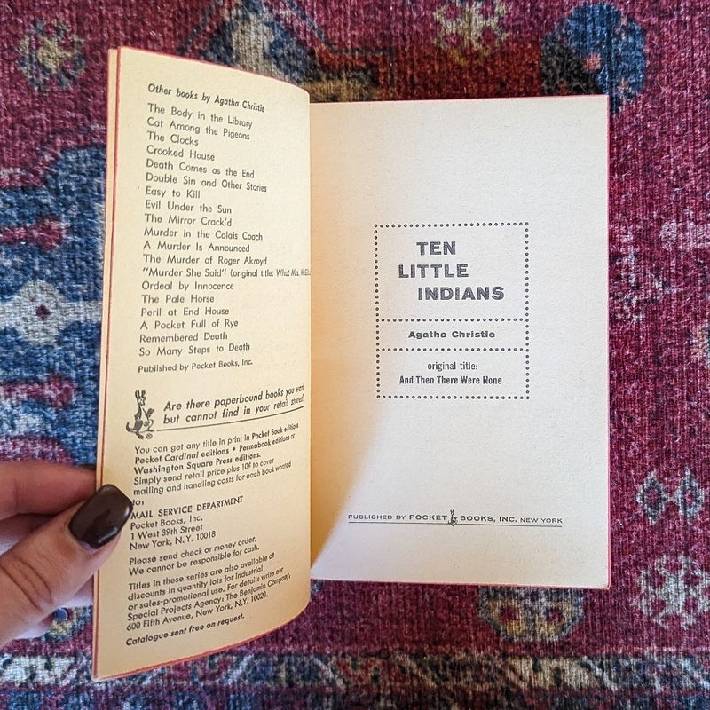Ten Little Indians; And Then There Were None
