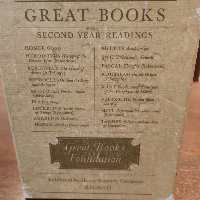 The Great Books Foundation: Second Year readings