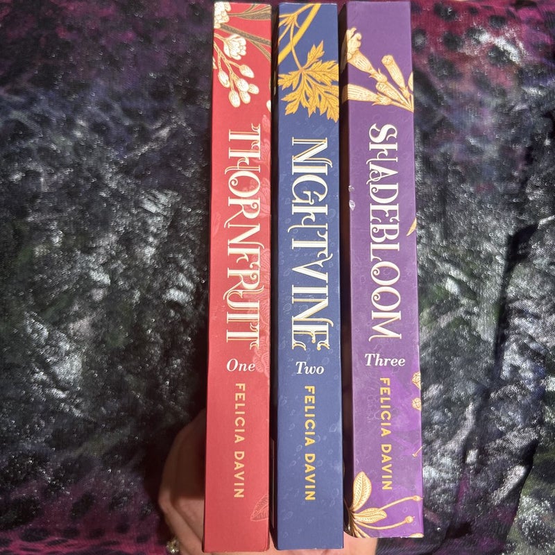 The Gardners Hand trilogy- Thorn Fruit, Night Vine, Shade Bloom