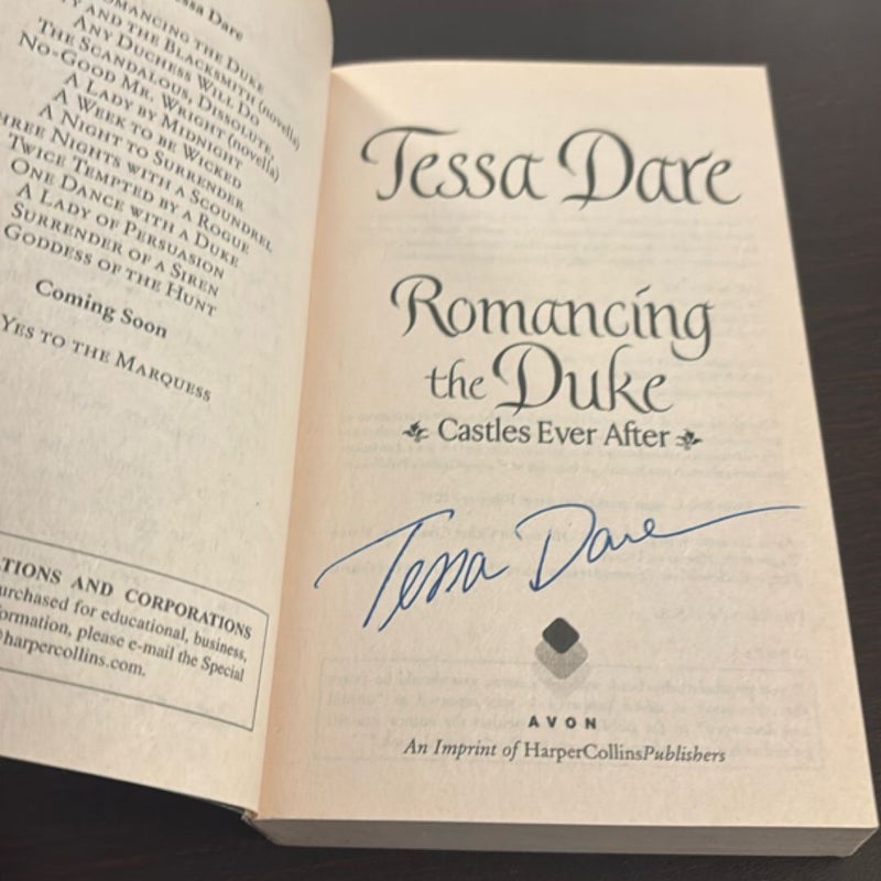 Romancing the Duke - Signed Copy!