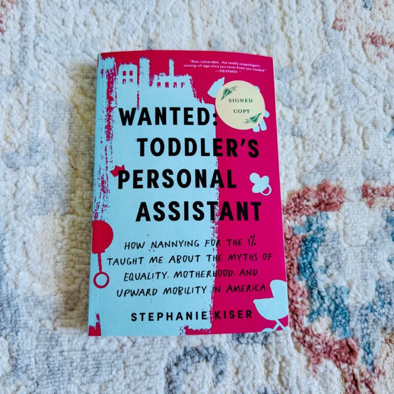 Wanted: Toddler's Personal Assistant