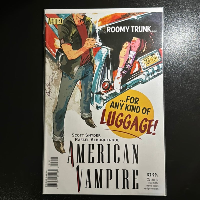 American Vampire # 23 Mar 2012 Vertigo Comics