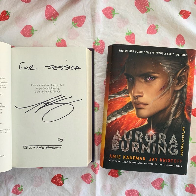 *SIGNED BY JK* Aurora Rising & Aurora Burning (not signed)