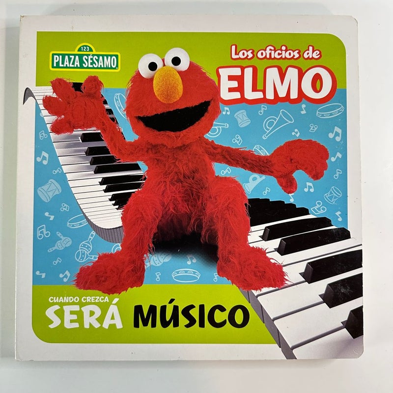 Spanish Plaza Sesamo Los oficios de Elmo Sera Musico NO PUZZLES