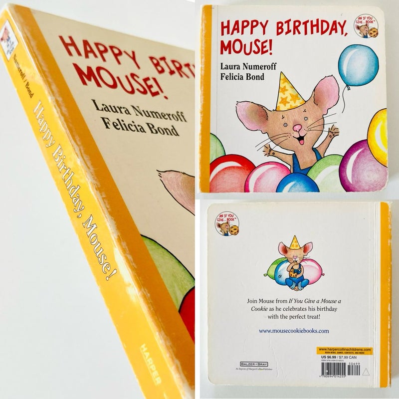 BUNDLE: Set of 4 “If You Give a Mouse” series books