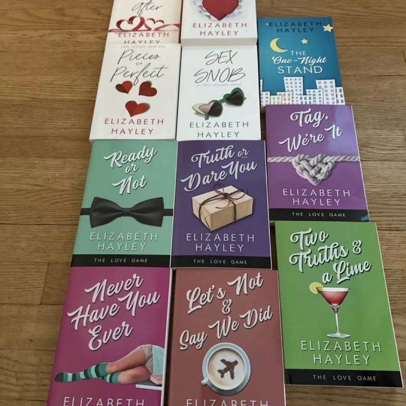 Lot of 11 Elizabeth Hayley books  - 2 signed 