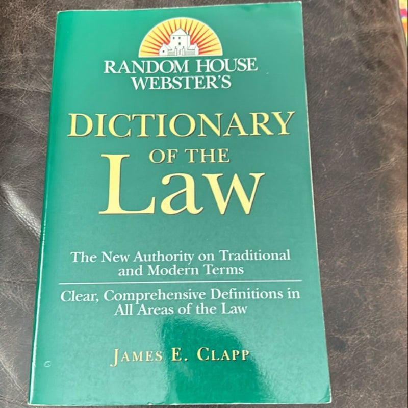 Random House Webster's Dictionary of the Law