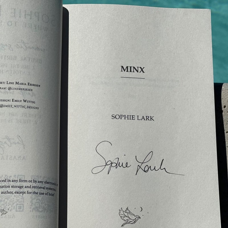 SIGNED by hand MINX