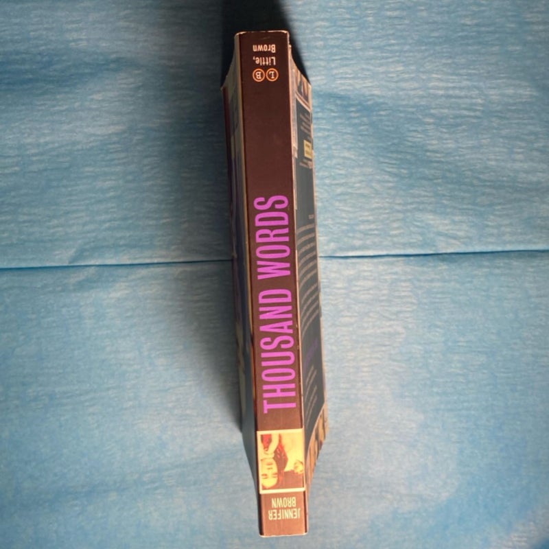 NEW Thousand Words First Printing