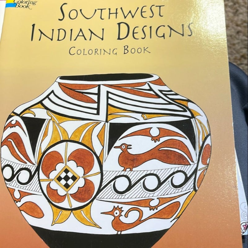 Southwest Indian Designs Coloring Book